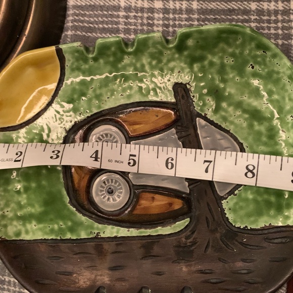 Vintage unique Bitossi Raymor owl ashtray/ trinket tray 9” - Picture 3 of 7